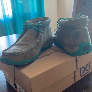 Twisted x shoe’s in bomber/turquoise